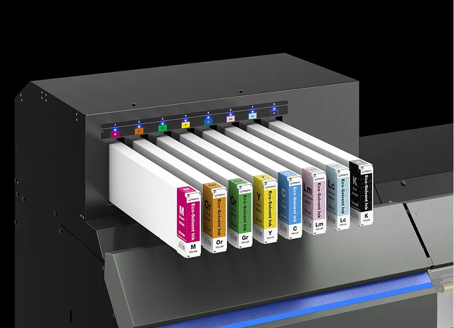 鮮やかさと環境配慮を極めた、新しいEco-Solvent Inkインク。